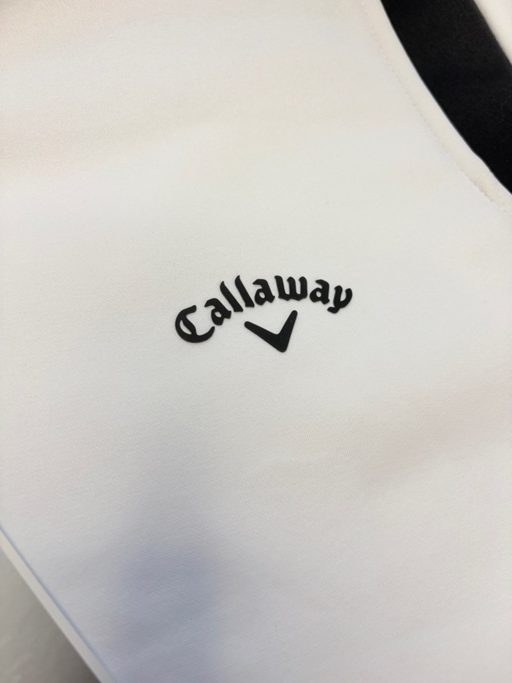 Callaway Men’s White Quarter-Zip Performance Pullover Sweatshirt NWT - Picture 5 of 6